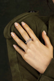 Double Ring with Sliding Hoops