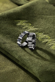 Up and Down Silver Ring