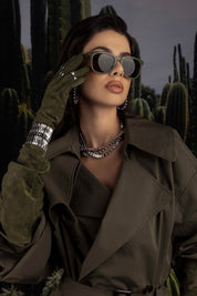 Up and Down Silver Ring