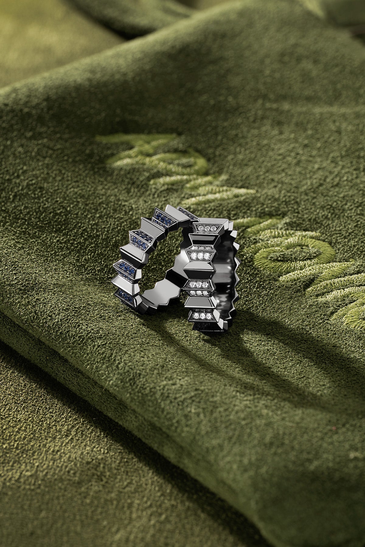 Up and Down Silver Ring