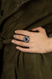 Bold Green and Blue Ring