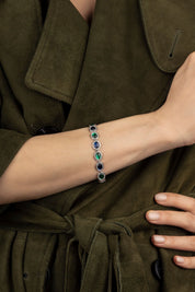 Bold Green and Blue Bracelet