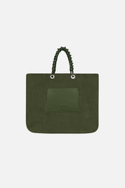 APM Monaco Suede XL Tote Bag