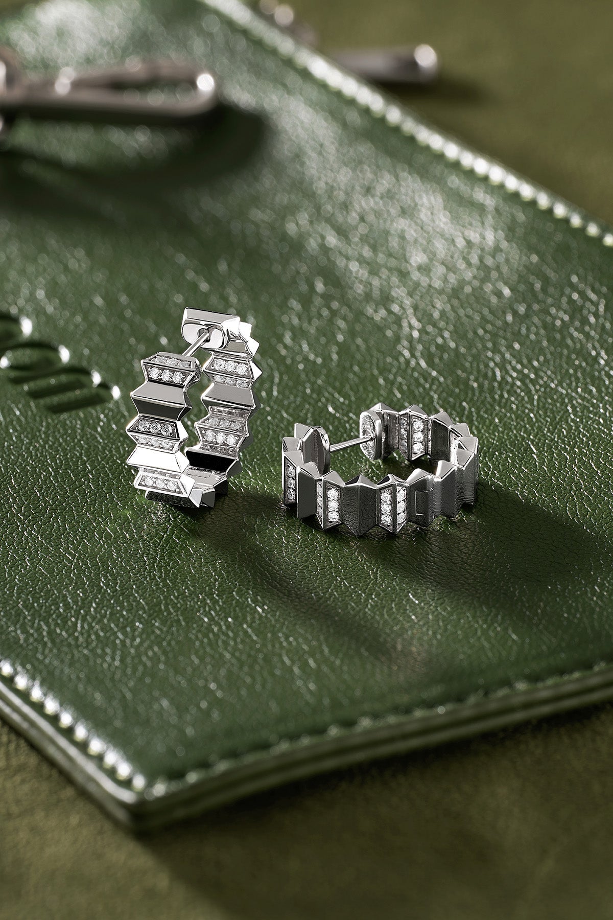 Up and Down Hoop Earrings