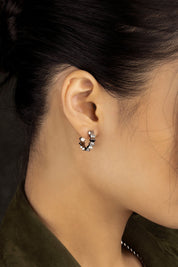 Up and Down Hoop Earrings