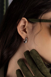 Up and Down Hoop Earrings