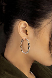 XL Up and Down Hoop Earrings