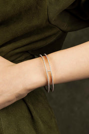 Double Line Pavé Cuff