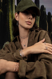 Double Line Pavé Cuff