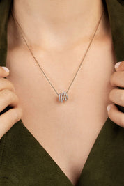 Hoop Rose Gold Adjustable Necklace